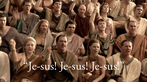 Spartacus Jesus is a BADASS